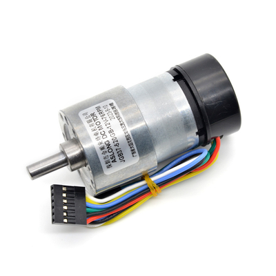 Hall Encoder DC deceleration motor dengan penutup belakang JGB37-520GB Dc Gear motor 12v dengan encoder Mini Dc motor dengan encoder